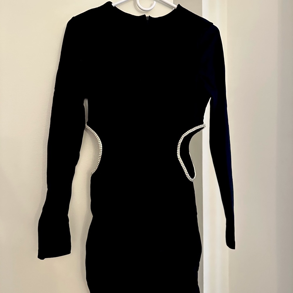 SHEIN BAE Cut Out Waist Bodycon Dress